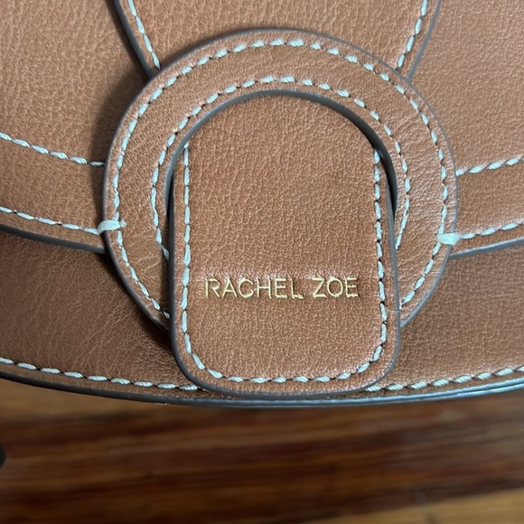 Rachel Zoe Edessi Brown Saddle Crossbody Bag with Equestrian Design - Picture 5 of 13